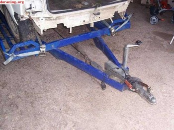 Vendo remolque portacoches 750kg 1 eje