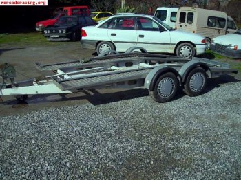 Plataforma portacoches economica 2 ejes