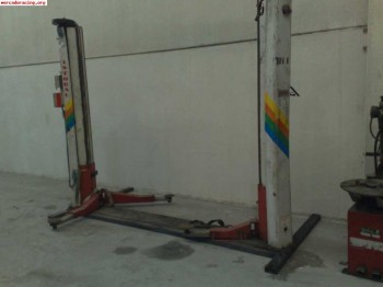 Vendo elevador de 2 columnas y maquina de desmontar ruedas