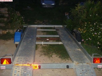 Remolque de coche es basculante ideal coches bajos 