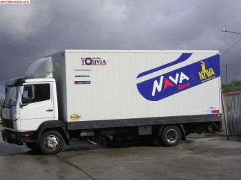 Camión mercedes 814 portavehículos asistencia 