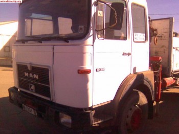 Vendo o cambio camión-grua (pluma) palfinger man