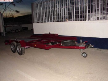 Se vende remolque portacoches nuevo