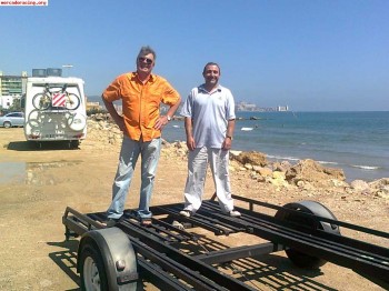 Remolque plataforma portacoches jucal 1000€