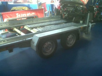 Se vende remolque portacoches 2 ejes pma 1500k