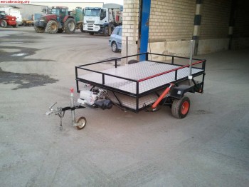 Remolque para karts 2 plantas hidraulico