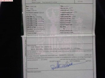 Vendo remolque portacoches impecable