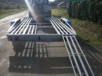 Se vende plataforma portacoches