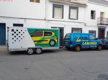 Remolque fibra ligero ex-autolaca y chefo-sport