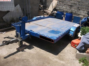 Portavehiculos vasculante doble eje