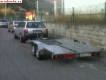 Se vende plataforma doble eje. asturias.