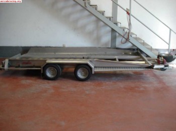 Plataforma portacoches 2000kgs aluminio tara 340 kgs