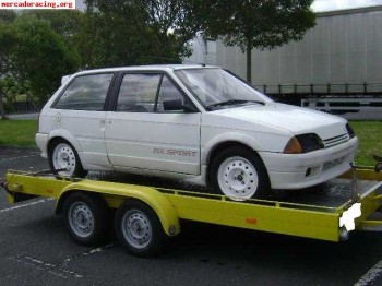 Transporte de coches con plataforma