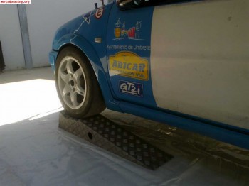 Juego de rampas concabas tipo wrc