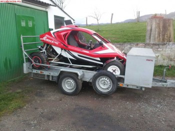 Remolque ligero 750kg preparado para carcross