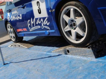 Juego de 4 rampas planas tipo wrc