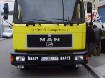 ¡vendo camión-taller con habitáculo man!