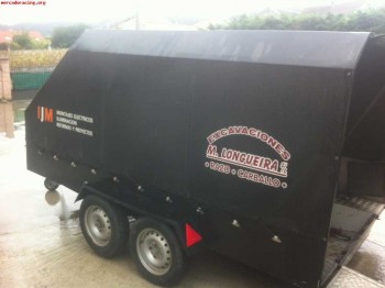 Remolque cerrado para carcros. 