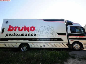 Motorhome mercedes-benz actros 1838 asistencia carreras 