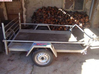 Remolque plataforma para quad y motos