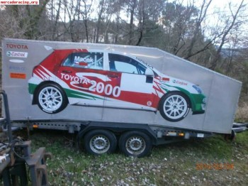 Remorque double essieu humbaur 2,5t couverte