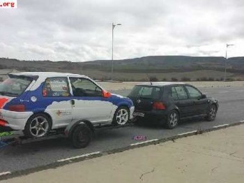 Remolque porta coches de 1 eje 750kg perfecto para 106/saxo/