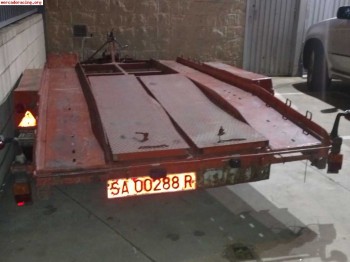 Vendo remolque portacoches 2 ejes 2000kg 1200€