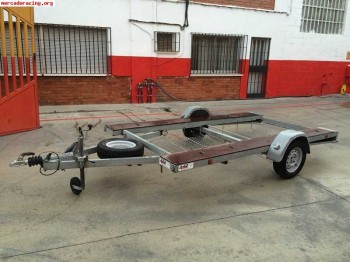 Remolque joge 1 eje,  750kg, ideal speed car, car-cros, etc.