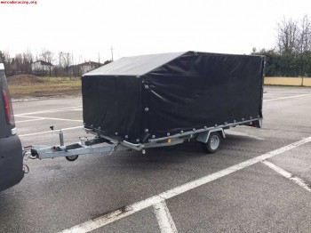 Carrello trasporto auto furgonato