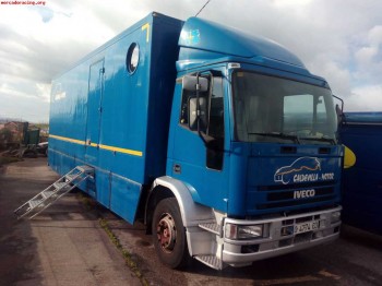 Camion transporta coches