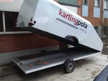 Se vende remolque 1 eje ideal para fórmulas o cm.