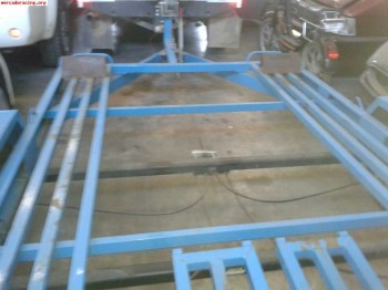 Portacoches 1500kg descansabacas 1200€