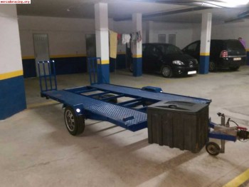 Se vende remolque plataforma de 750kg basculante