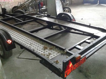 Plataforma un eje impecable 1300kg