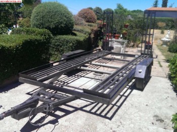 Se vende portacoches jucal de dos ejes 