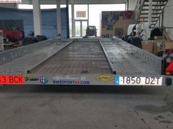 Plataforma porta coches grande de 2000kg