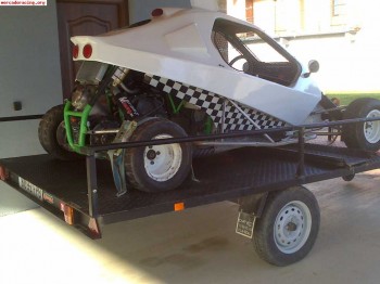 Remolque-plataforma carcross o 2 quads. documentado