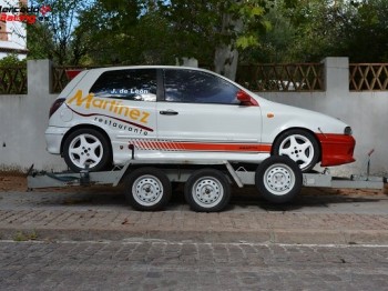 Lote: remolque   coche de carreras