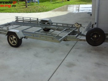 Remolque galvanizado sin documentación 