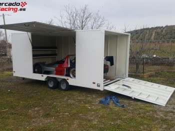 Remolque portacoches cerrado 2000mma