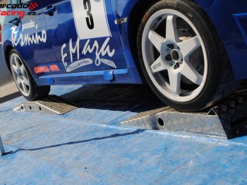 Juego de 4 rampas planas tipo wrc