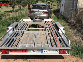 Plataforma seminueva 2000kg para coches grandes