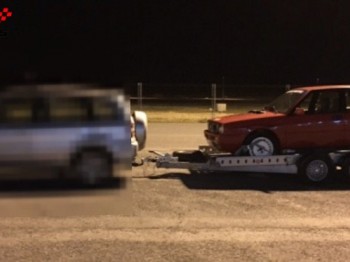 Remolque porta coches descansabacas galvanizado