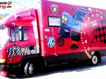 Camion vivienda con garaje daf