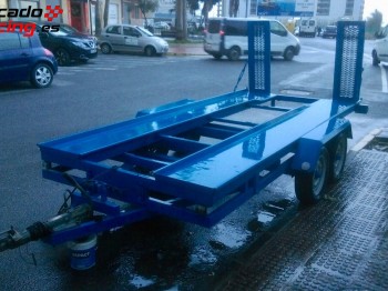 Vendo remolque porta coches con basculante 