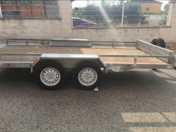 Remolque de dos ejes galvanizado itv pasada