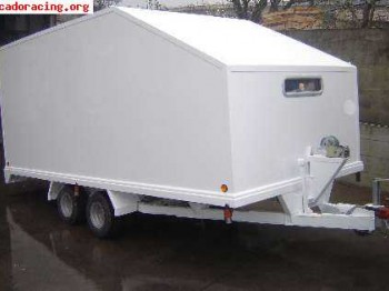 Remolque carrozado doble eje