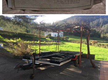 Remolque portacoches jucal 1200