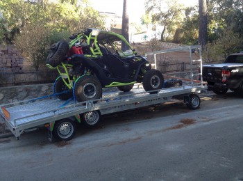 Remolque portacoches ejes extremos