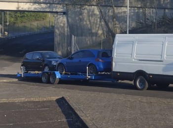 Remolque para dos coches